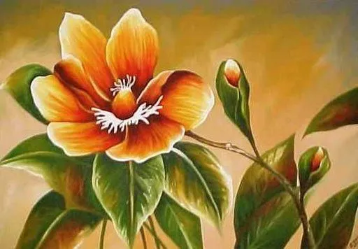 flores pintadas en tela - Buscar con Google | pintura | Pinterest
