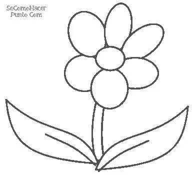 Dibujo de flores para imprimir y pintar :: Flores para dibujar y ...