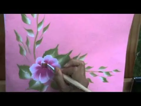 Flores Primaver Para Pintar Flores Sobre Madera!!! - YouTube