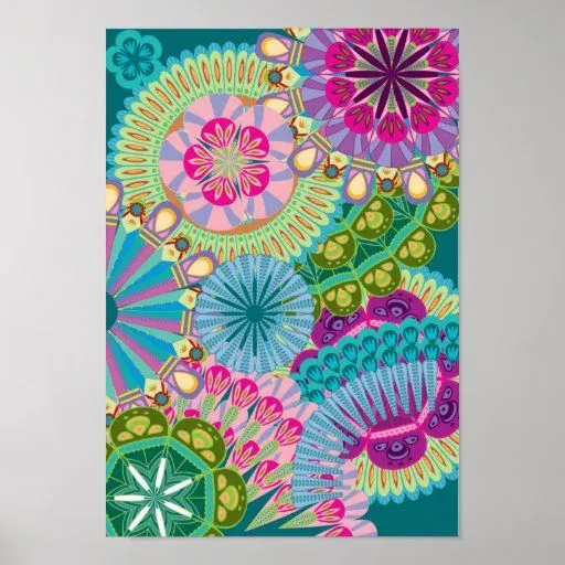 flores psicodélicas de la pluma posters de Zazzle. flores psicodélicas de la pluma posters de Zazzle.