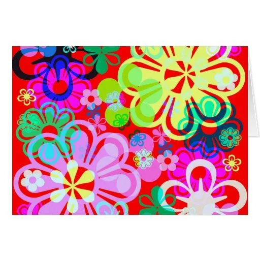 FLORES PSICODÉLICAS "TE AMO" TARJETAS de Zazzle. FLORES PSICODÉLICAS "TE AMO" TARJETAS de Zazzle.