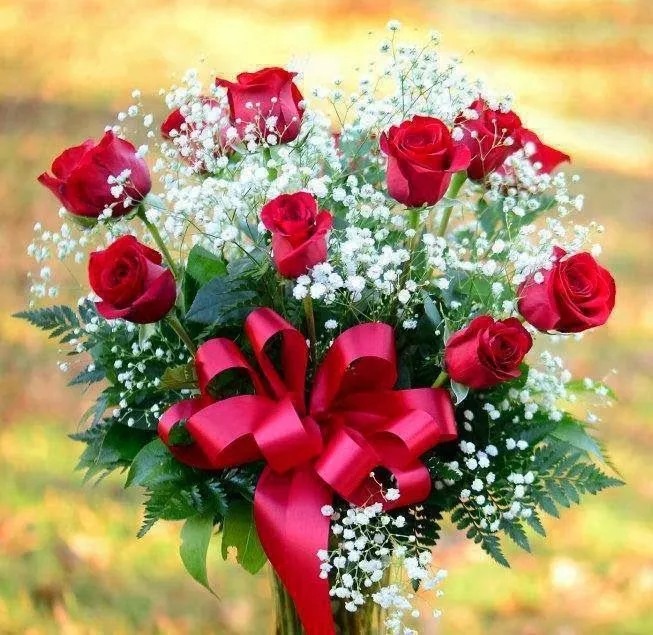 Flores e rosas vermelhas - Imagens de Flores
