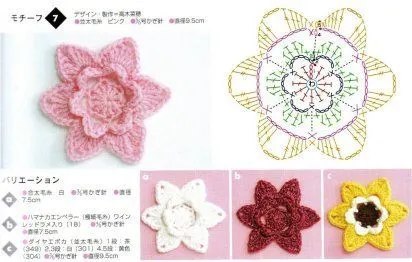 Flores tejidas al crochet picasa - Imagui | cro-puntadas ...