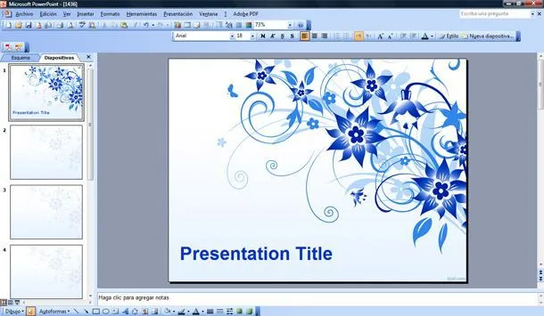 Flower PowerPoint Presentation Template | Free Powerpoint Templates