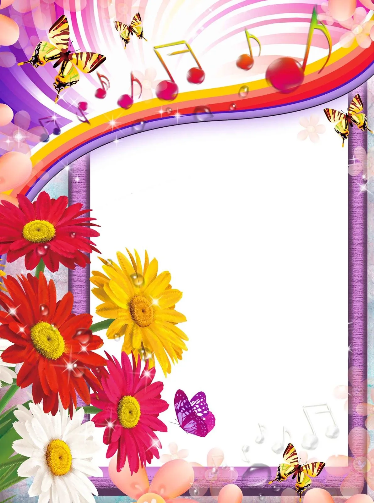 flowers png frame | flowers frame