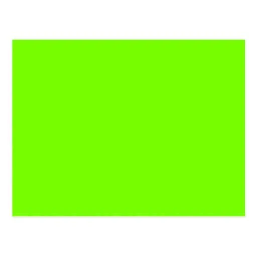 fluorescente verde postal | Zazzle