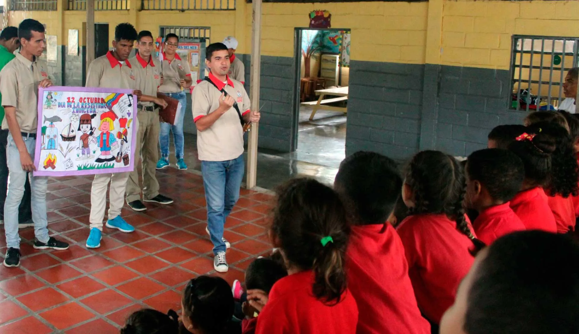 FNNS - Preescolares “El Niño Simón” conmemoraron el Día de la Resistencia  Indígena