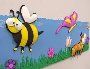 TODO EN FOAMI: Figuras en foami decorar la habitacion del bebe TODO EN FOAMI: Figuras en foami decorar la habitacion del bebe