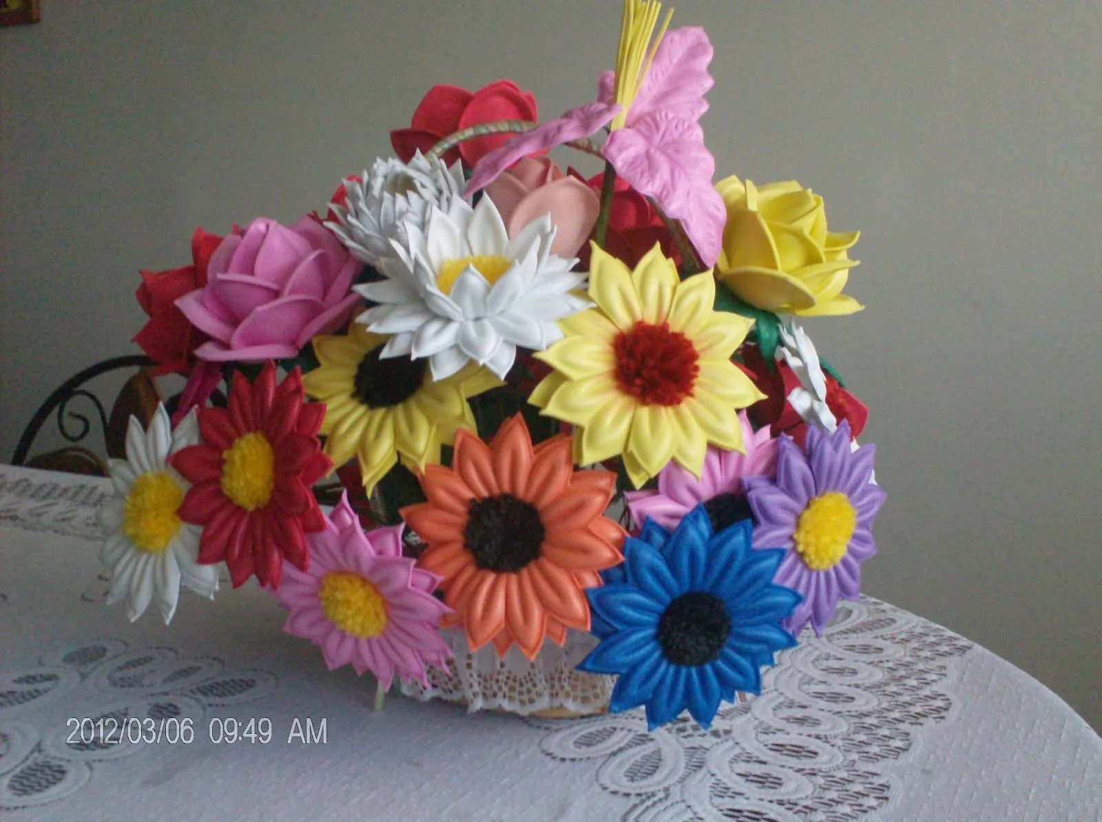 Foami y algo mas...(Venezuela): Flores de Foami Foami y algo mas...(Venezuela): Flores de Foami