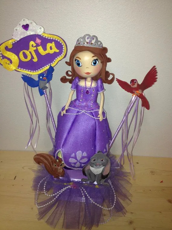 Sofia the First Centerpiece cake topper Disney Princess ...