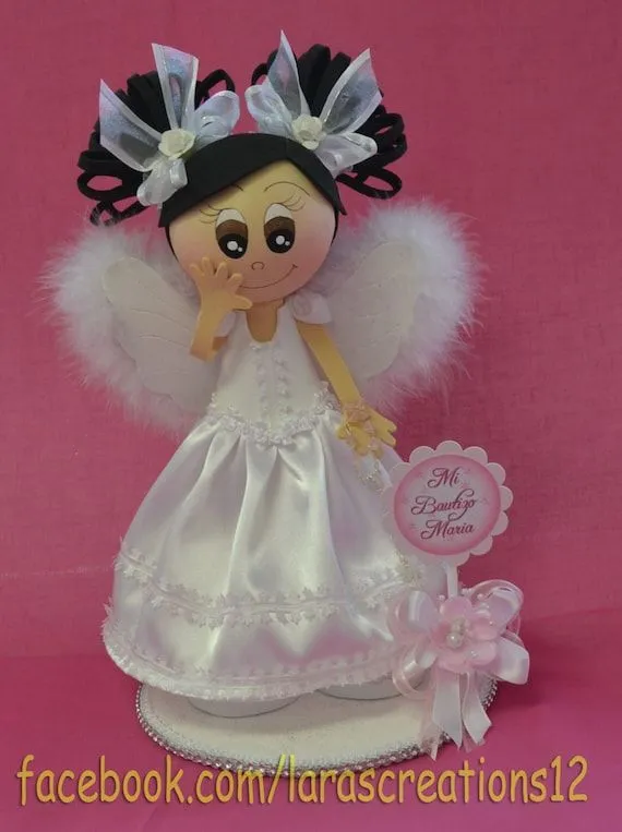 Fofucha Angel Doll Centerpiece by LarasCreationsShop on Etsy