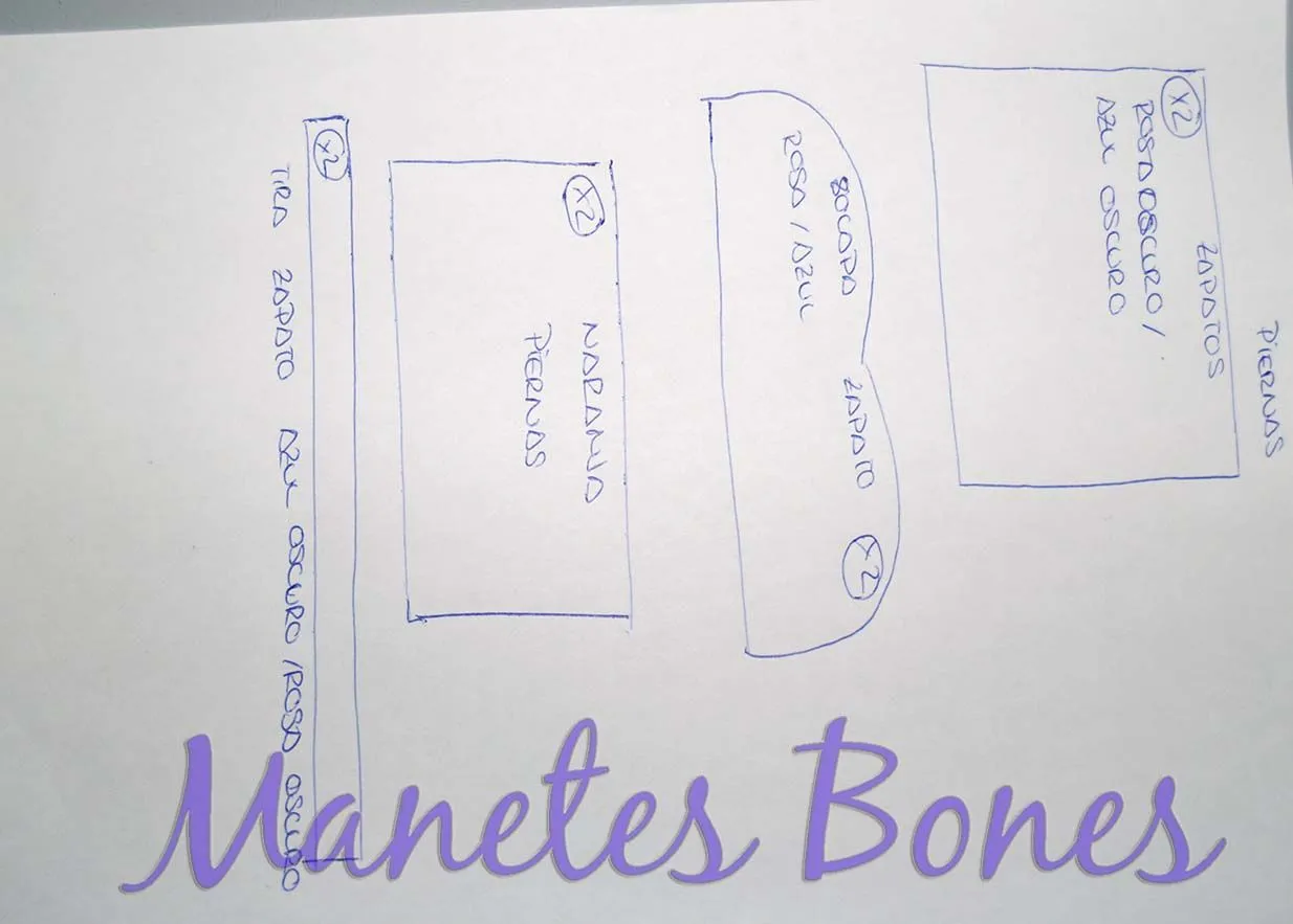 Cómo hacer una fofucha cigüeña con patrón | Manetes Bones