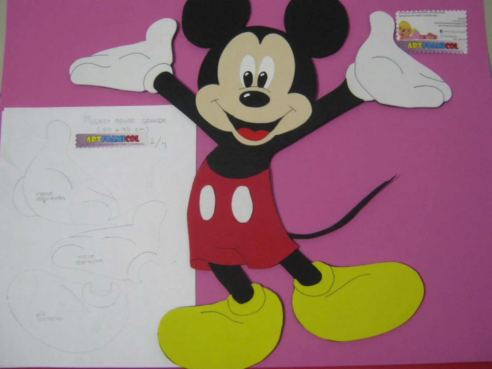Mis Fofuchas 2013 Artfoamicol: Decoracion Infantil Mickey Mouse De ...