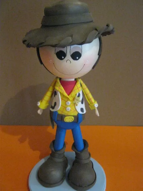 Mis Fofuchas 2013 Artfoamicol: Fofucho Woody Toy Story ...