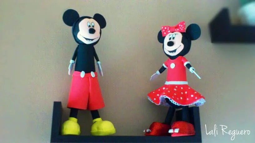 Fofuchas Mickey y Minnie |