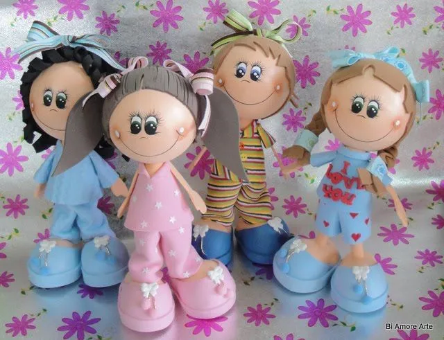 Patrones para hacer muñecas fofuchas | Manualidades | Pinterest