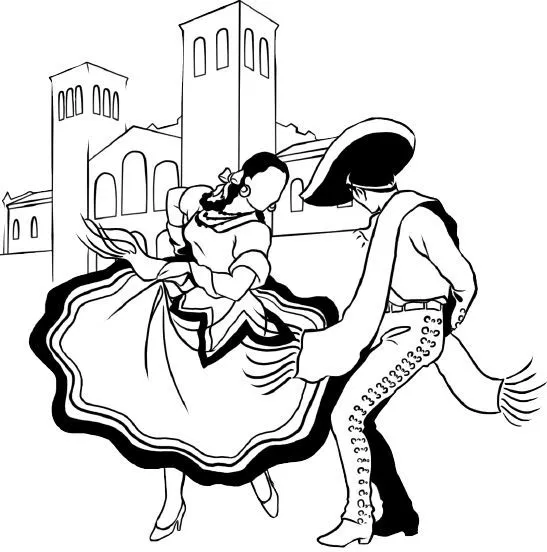 Folklorico | Danzas regionales, Danza dibujo, Obras de arte mexicano