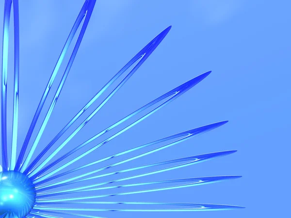 fondo 3d abstracto con líneas azules — Foto stock © njaj #6593938