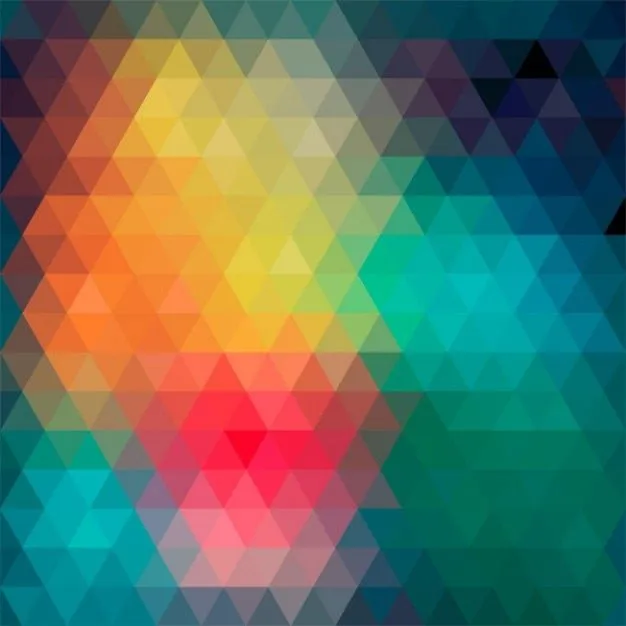Fondo abstracto hecho por triángulos de colores. | Descargar ...