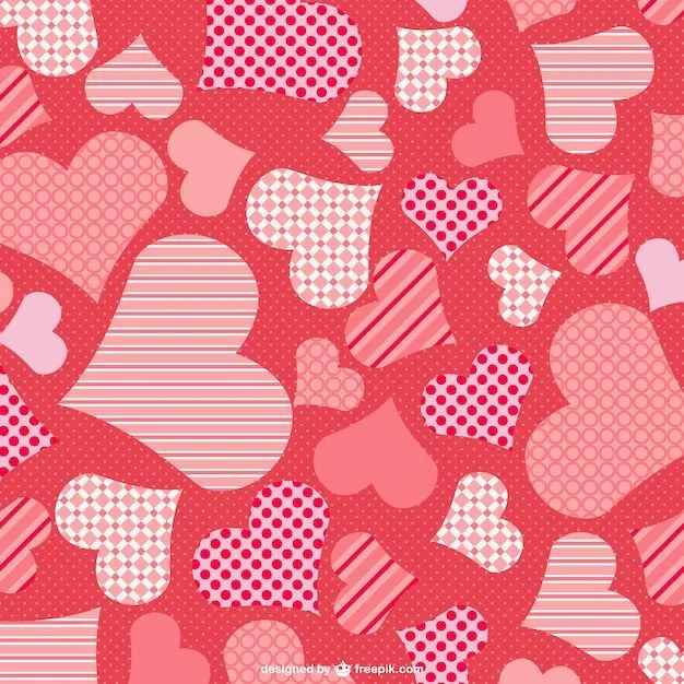 Fondo de corazones de San Valentín | Descargar Vectores gratis
