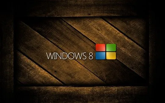 Fondo de Pantalla Windows 8 en Cajón de Madera - Fondos de ...