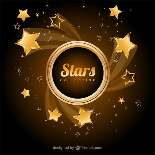 Fondo de estrellas doradas | Descargar Vectores gratis