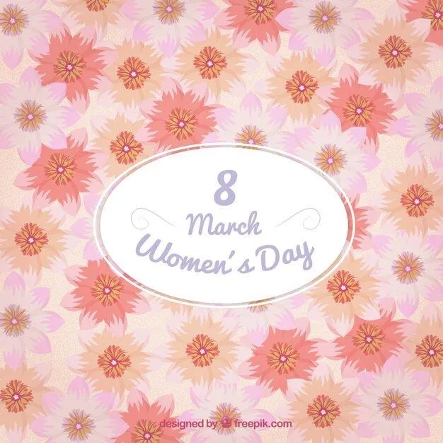 Fondo floral para el Día de la Mujer | Descargar Vectores gratis