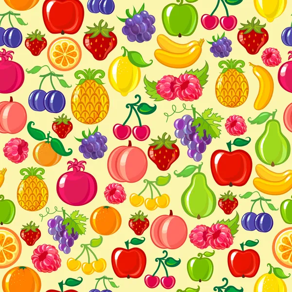 fondo frutas — Vector stock © colorlife #8988090