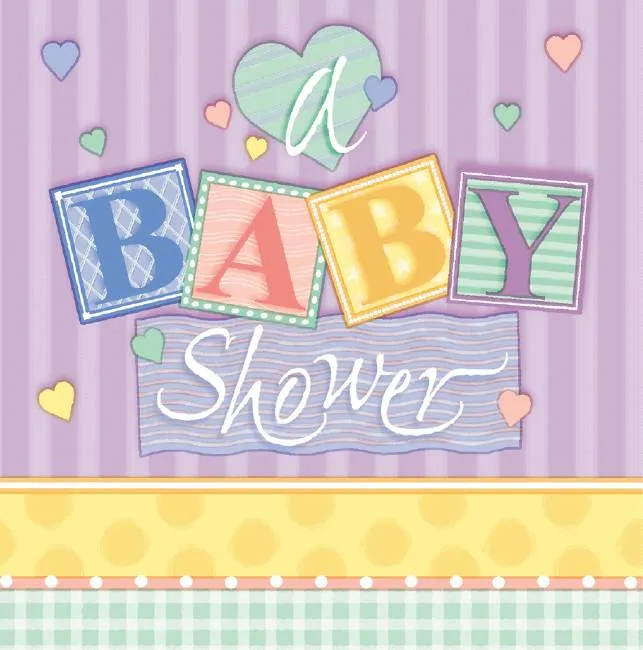 Fondo para invitación baby shower - Imagui