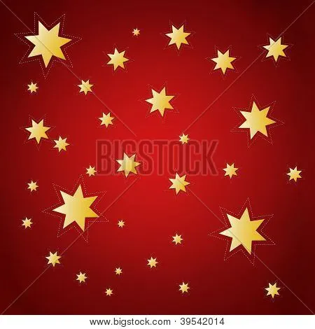 Fondo de Navidad con estrellas doradas Fotos stock e Imágenes ...