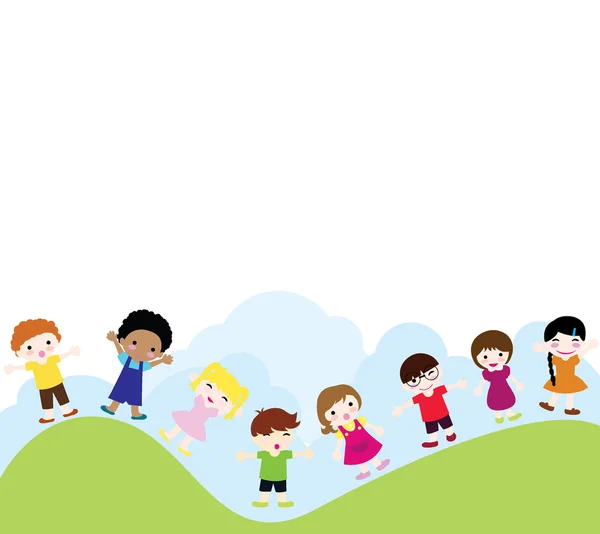 Fondo de niños felices — Vector stock © glossygirl21 #11136038 Fondo de niños felices — Vector stock © glossygirl21 #11136038