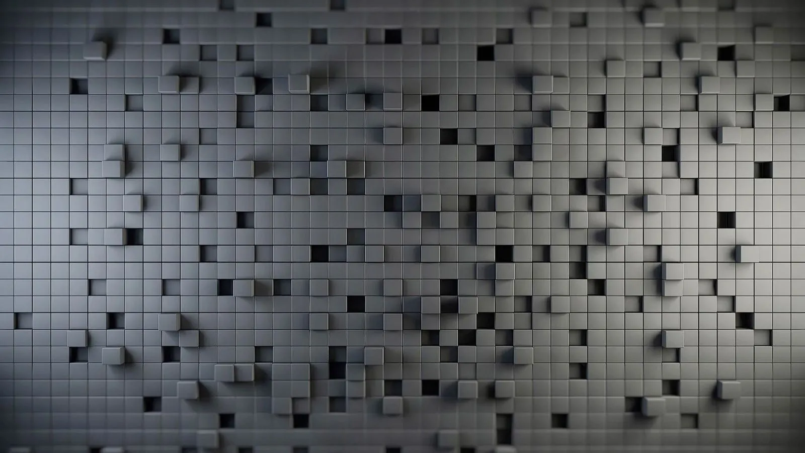 Fondo de Pantalla Abstracto Pared de cubos grises - imagenes ...
