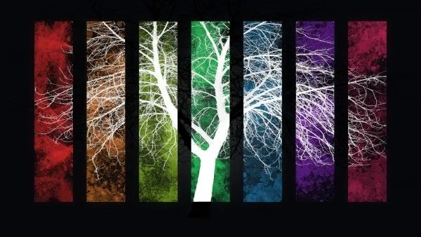 Fondo Pantalla Árbol de Colores - Fondos de Pantalla. Imágenes y ...