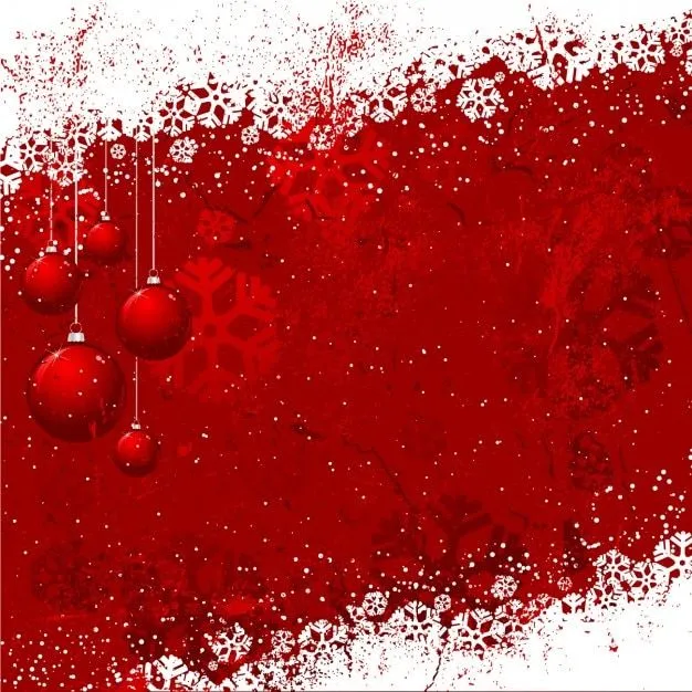 Fondo rojo de navidad en estilo sucio | Descargar Vectores gratis