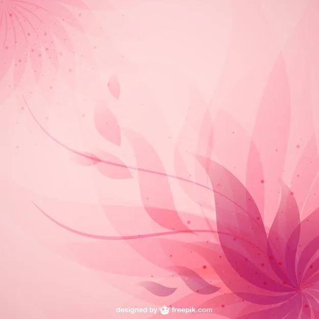 Fondo floral de color rosa vector | Descargar Vectores gratis
