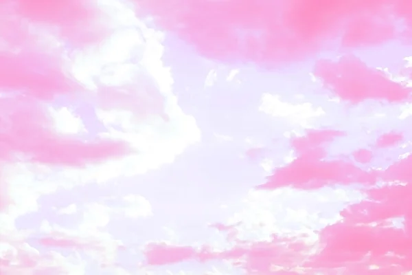 Fondo rosado cielo con nubes — Foto stock © belchonock #62771321