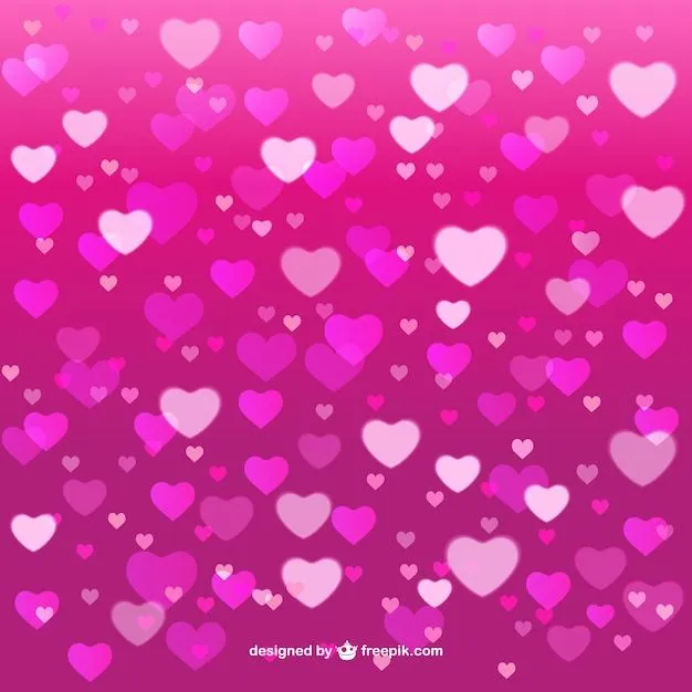 Fondo rosado de los corazones | Descargar Vectores gratis