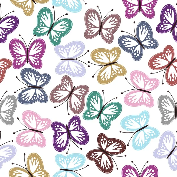 fondo transparente con mariposas — Vector stock © kle555 #16219707