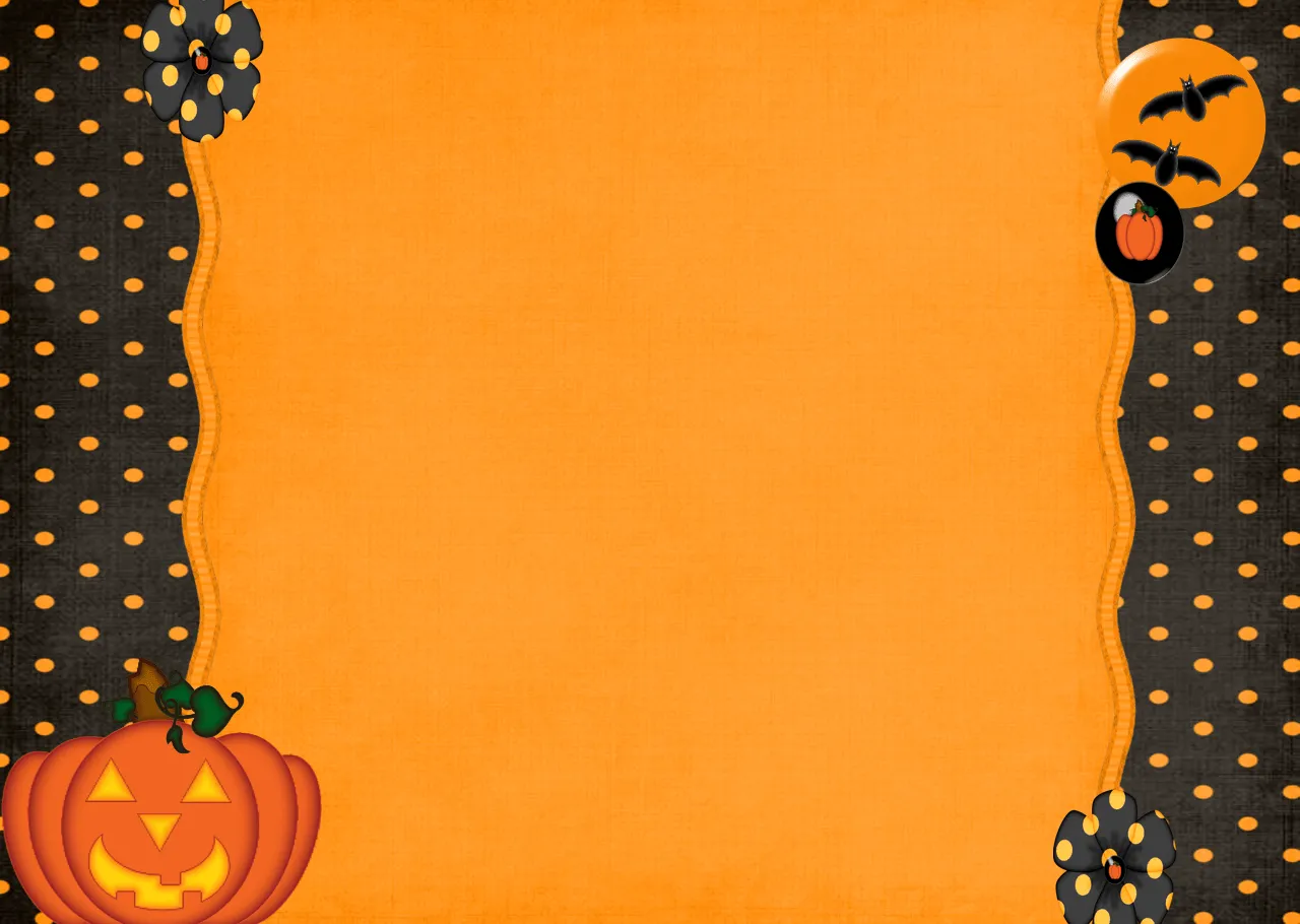 Fondos para Blog Isabella: Cabecera y Fondo Halloween Lunares Fondos para Blog Isabella: Cabecera y Fondo Halloween Lunares