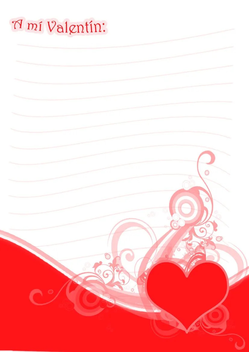 Fondos para Cartas Románticas de San Valentín | Todo para Chicas Fondos para Cartas Románticas de San Valentín | Todo para Chicas