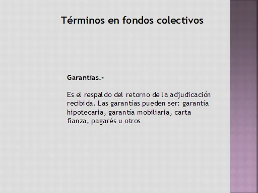 Fondos colectivos - Monografias.com