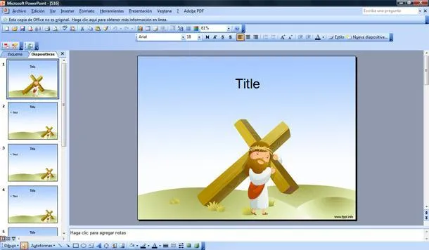 Crucificción de Jesús PPT | Plantillas PowerPoint Gratis
