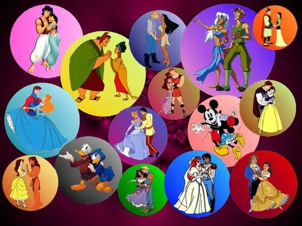 Fondos de escritorios Disney - parejas de enamorados