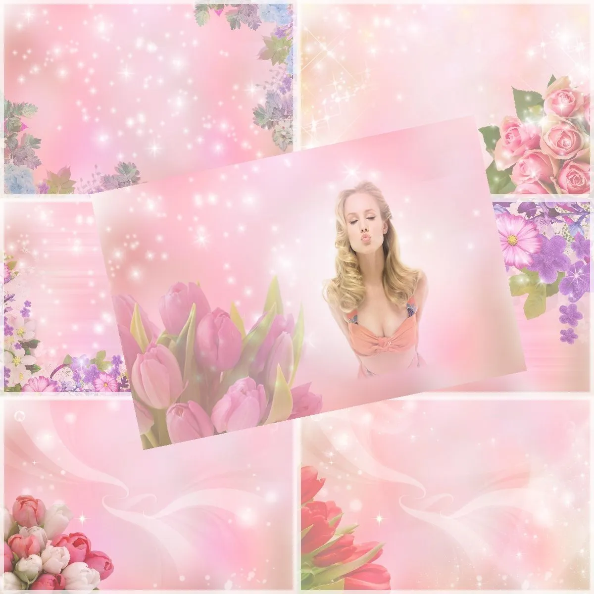 Fondos florales tonos rosas HD [Fotomontajes][Jumbofiles/ZOMG Upload ...