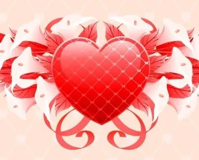 Wallpaper de corazones 3D - Imagui
