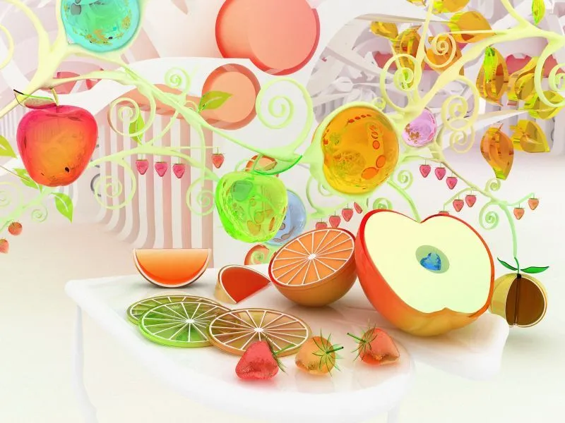 fondos de pantalla de Frutas Cromo. wallpapers de Frutas Cromo