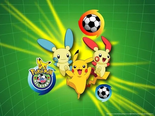 fondos de pantalla Pokemon - POKEMON: fondo Pikachu fútbol