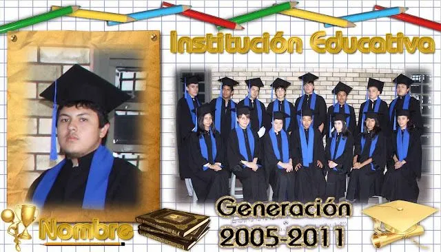 Marco graduación psd - Imagui