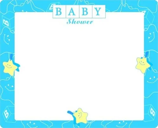 Fondos para hacer tarjetas para baby shower niño en color azul ...