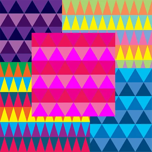Fondos Triángulos de Colores : Plantillas, recursos y más